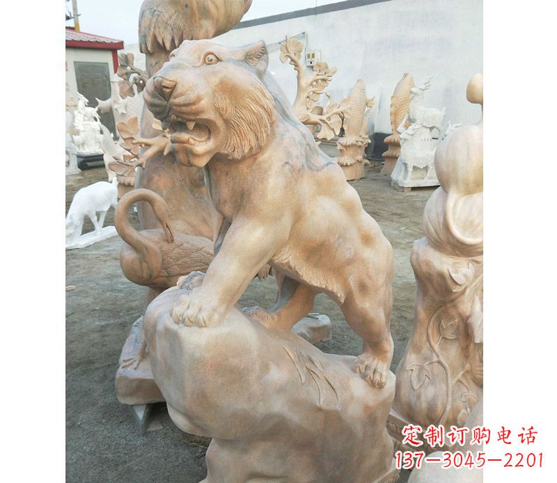 广西老虎石雕公园十二生肖动物