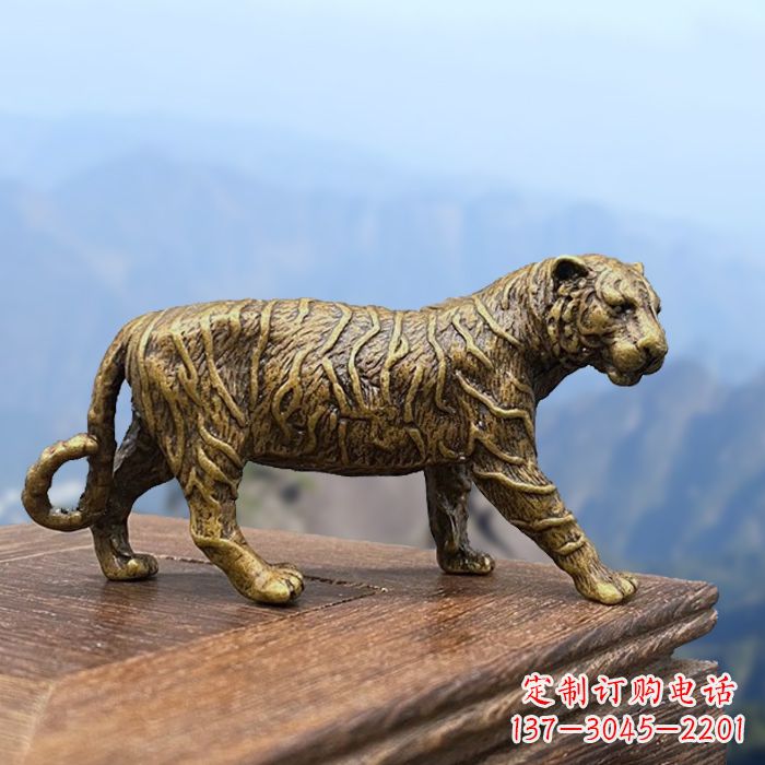 广西中领雕塑推出的复古铜老虎雕塑,为您带来古…