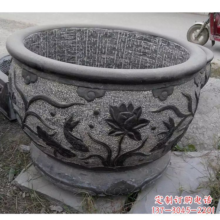 广西老青石水缸