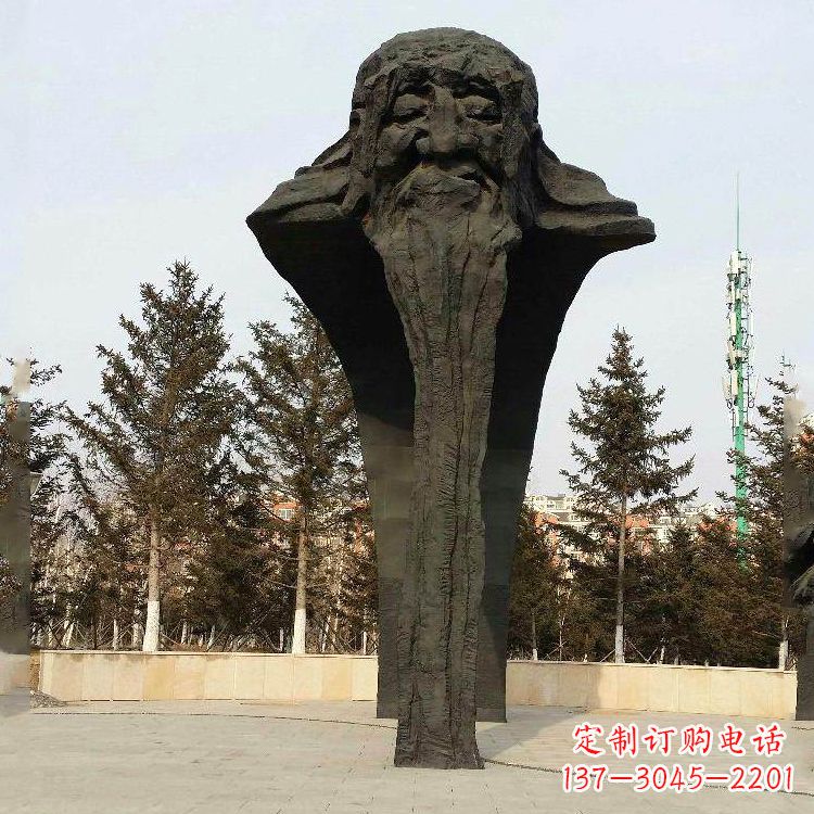 广西老子山体雕像 拆