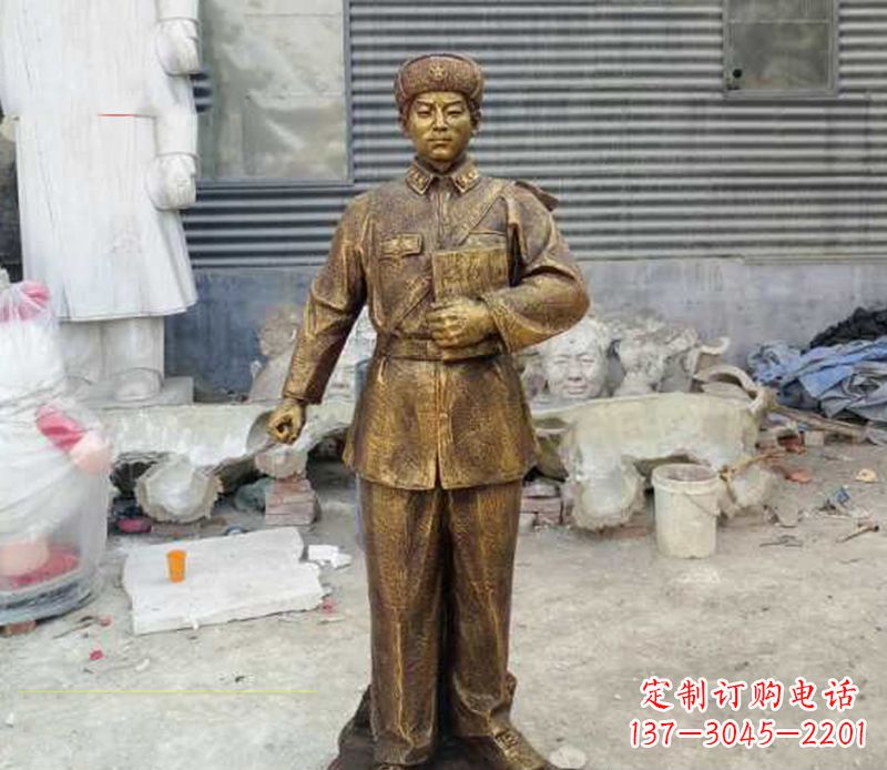 广西雷锋人物铜雕