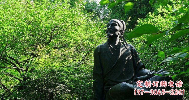 广西李白铜雕,精致细腻,让你收藏永不凋谢