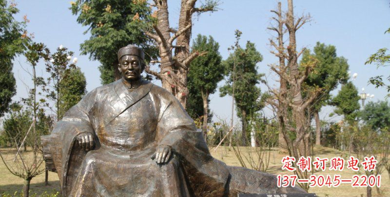 广西中领雕塑以古代名人铜雕艺术为主要产品,秉…