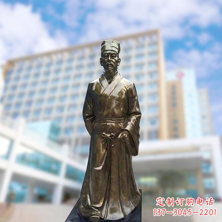 广西李时珍仿铜雕塑-李时珍雕像