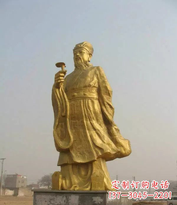 广西李时珍名医铜雕