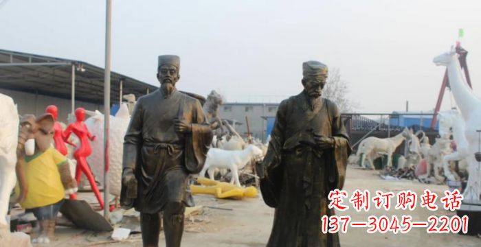 广西复兴古艺,海归精品—李时珍铜雕