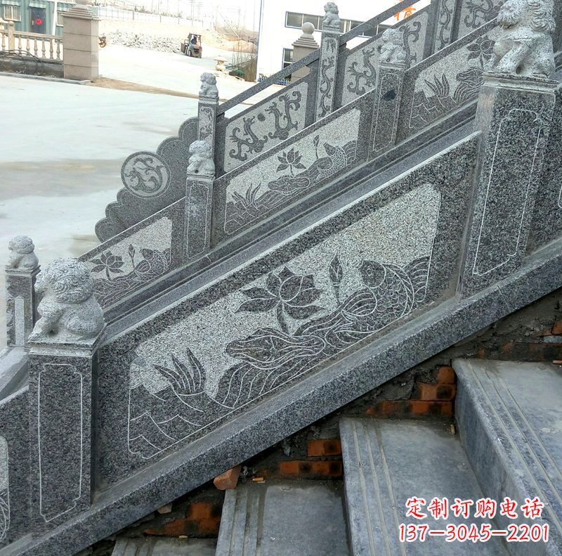 广西青石栏板雕塑—精湛工艺的完美展示