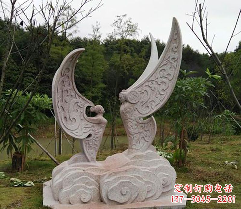 广西梁山伯与祝英台石雕,传承爱情与浪漫