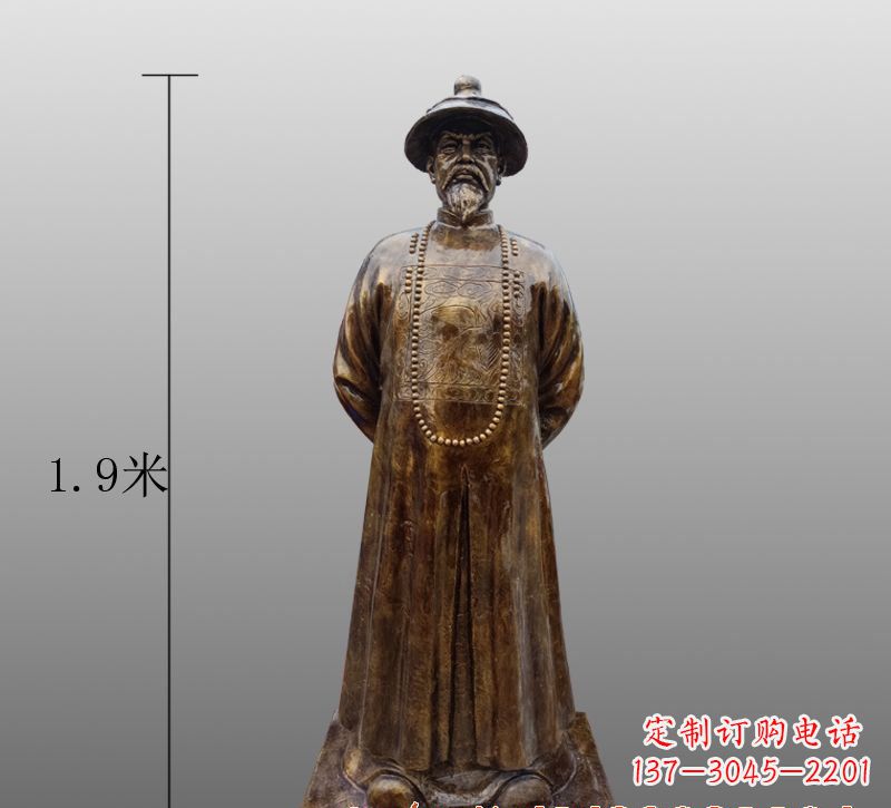 广西为您量身定制林则徐铜雕像
