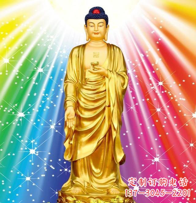 广西中领雕塑推出的鎏金如来神佛铜雕,专为仪式…