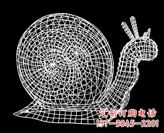 广西中领雕塑的蜗牛镂空雕塑