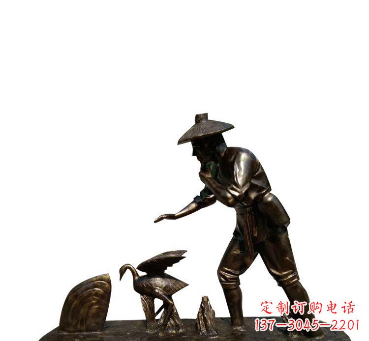 广西精湛工艺,精致鸬鹚雕塑