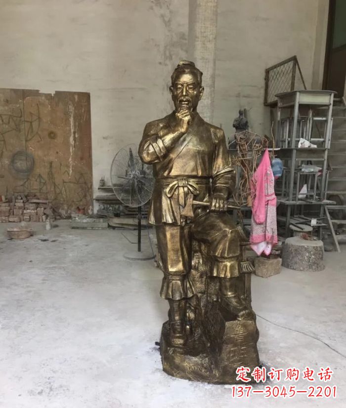 广西鲁班传世经典——铜雕塑