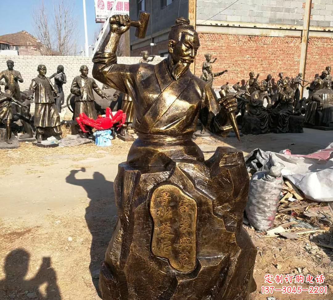 广西珍贵的鲁班雕塑,永载史册