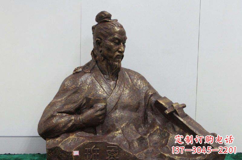 广西鲁班雕塑,古代名人铜雕定制