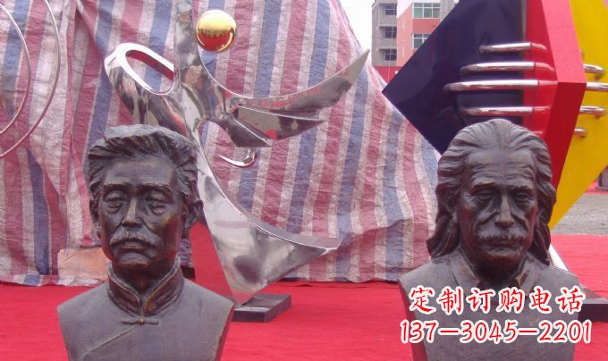 广西高雅华贵爱因斯坦铜雕
