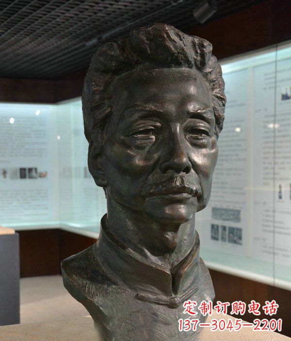 广西鲁迅名人铜雕雕塑—传承文化,永久纪念