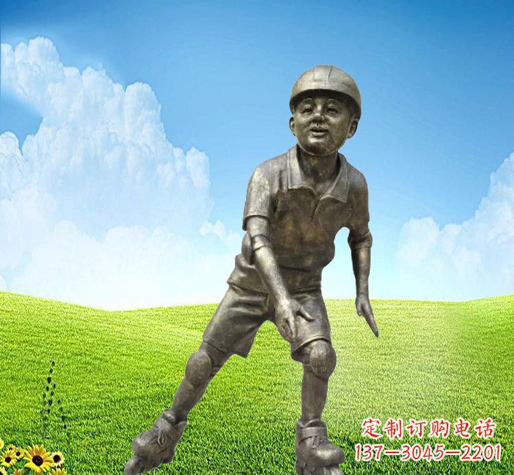广西领雕塑:儿童公园里的铜雕精灵
