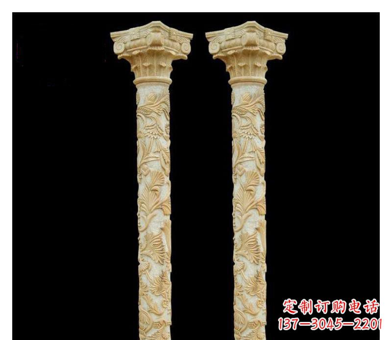 广西罗马风格砂岩马雕塑