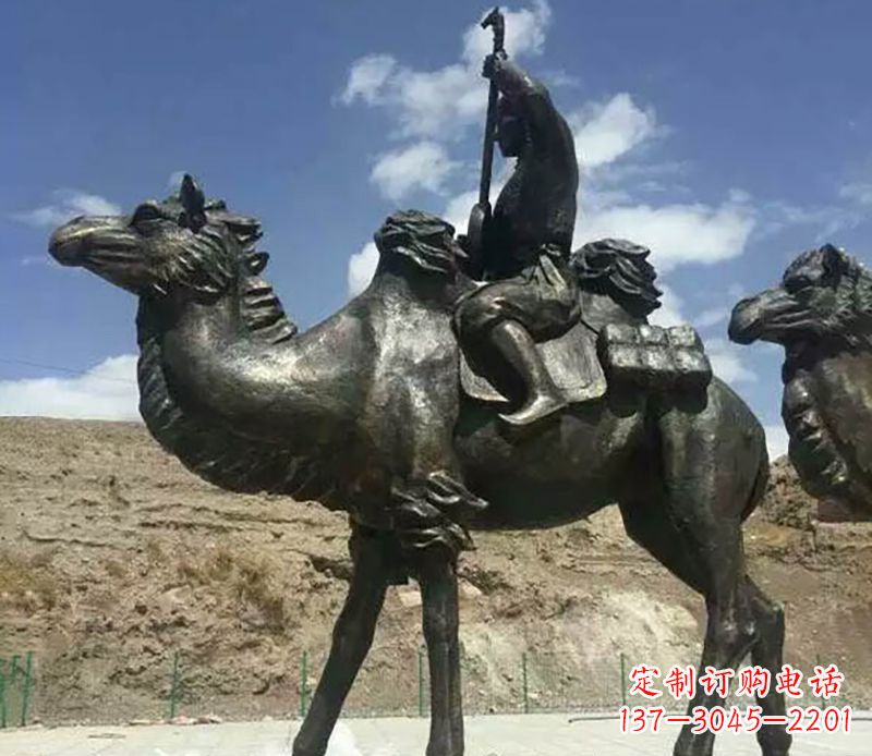广西骆驼铜雕