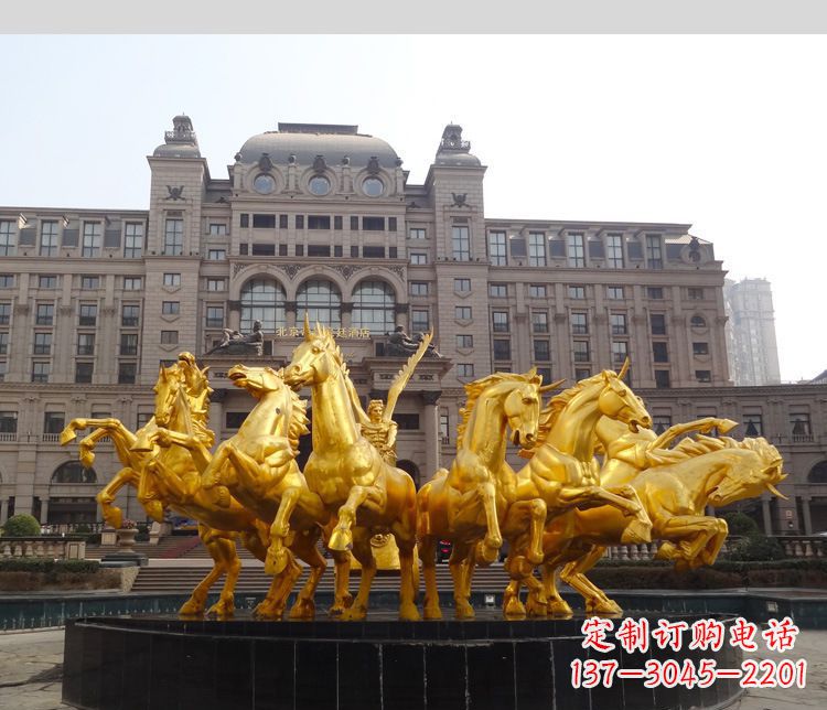 广西马动物铜雕,令您流连忘返