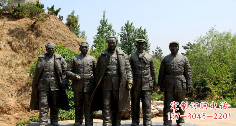 广西传承历史,永记心间——中领雕塑毛主席人物铜雕