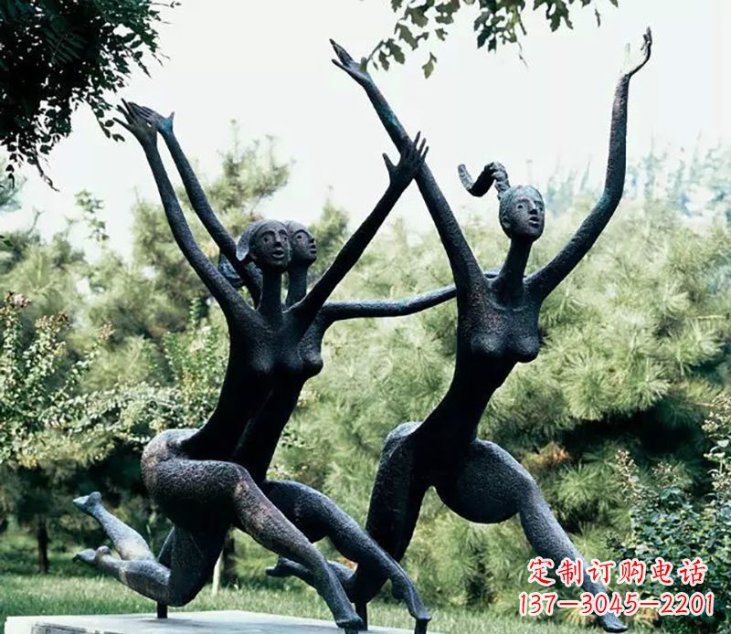 广西精美美女铜雕——绽放出精灵般的美丽