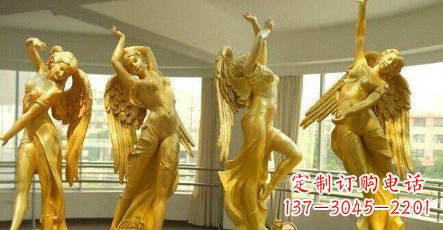 广西西方天使雕塑,精美绝伦