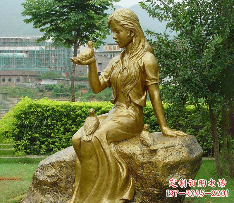 广西激发无限灵感的精美鸽子雕塑