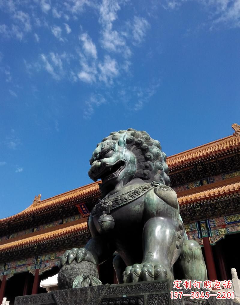 广西铜雕狮子,传承古典文化