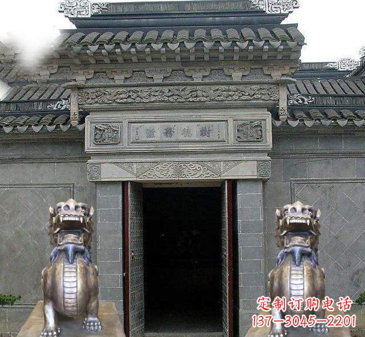 广西领雕塑定制的貔貅雕塑,展现祥和福禄