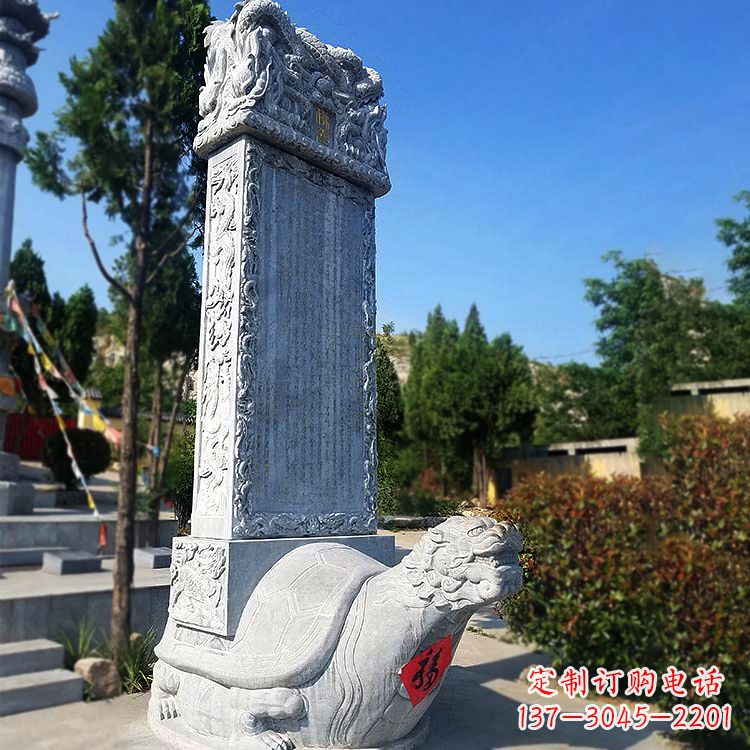 广西弥勒佛坐骑赑屃雕塑-景区园林神兽景观雕塑摆件