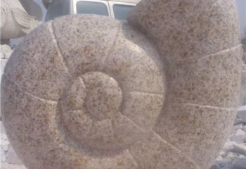 广西花岗岩蜗牛石雕|质感细腻的蜗牛雕塑