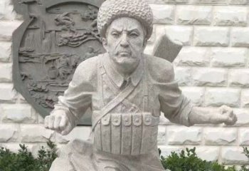 广西黄继光雕塑，传承着历史的经典