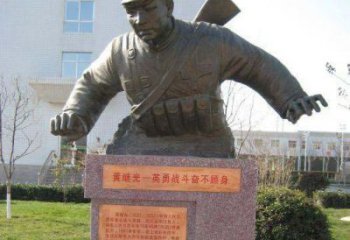 广西精美黄继光铜雕，品质保证