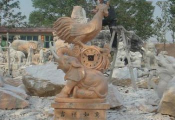 广西精美的公鸡石雕，带您回到传统