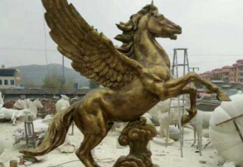 广西祥云飞马铜雕，艺术品之美