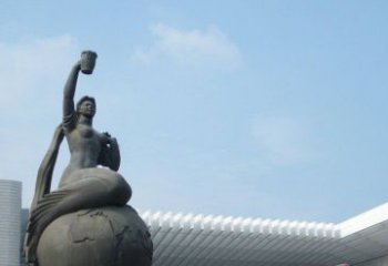 广西中领雕塑推出的精美雕塑——铜铸地球塑像，…
