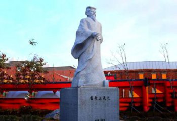 广西传承文化艺术之美：王羲之石雕