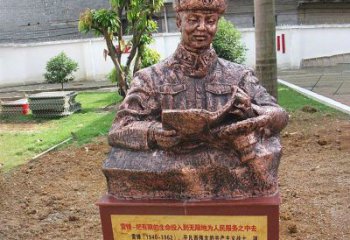 广西中领雕塑推出尊贵的雷锋铜雕，以纪念传奇人…