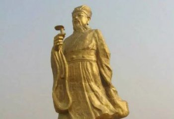 广西精美绝伦的李时珍铜雕