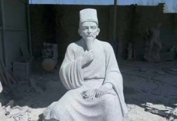 广西精美绝伦的李时珍坐式雕塑