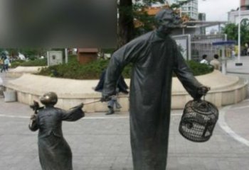 广西中领雕塑：铸造艺术，传承美好，给你精致精美的儿童铜雕