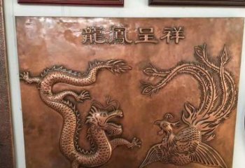 广西中领雕塑|传统铜雕龙凤精美雕塑