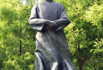 广西欣赏鲁迅先生传神铜雕