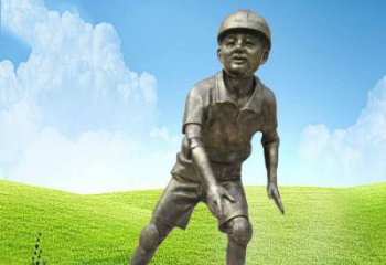 广西领雕塑：儿童公园里的铜雕精灵