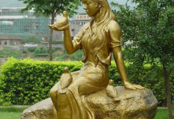 广西答案；展现浪漫的爱情：鸽子雕塑