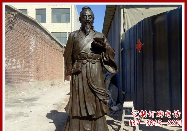 广西中领雕塑的精品杜康铜雕将传统文化与现代工…