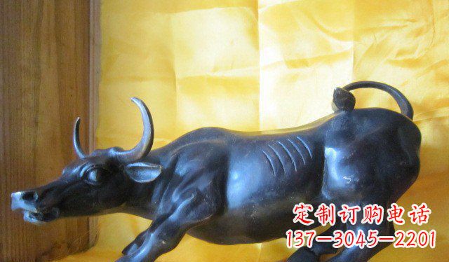 广西牛公园动物铜雕