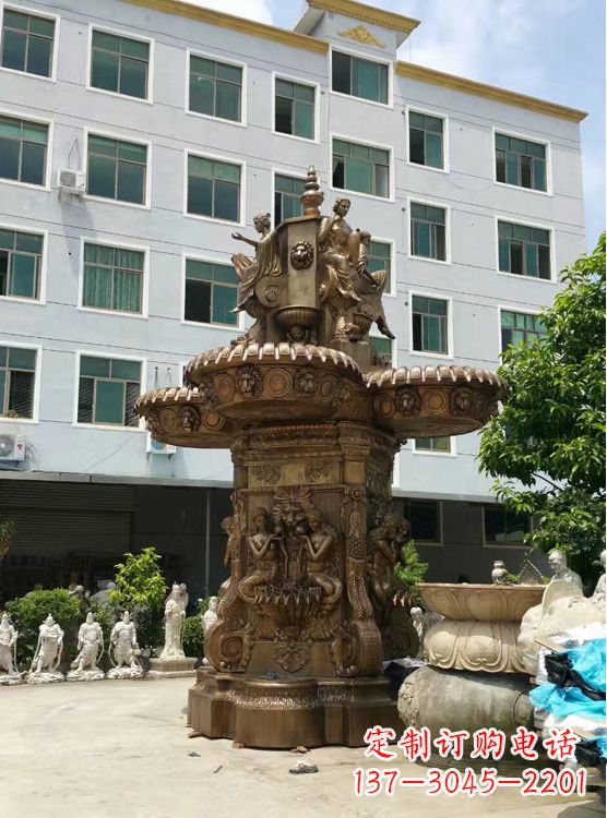 广西喷泉铸铜雕塑